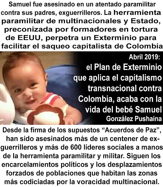 SAMUEL PUSHAINA BEBE HIJO DE EXGUERRILLERO ASESINADO-PARAMILITARES-COLOMBIA.jpg